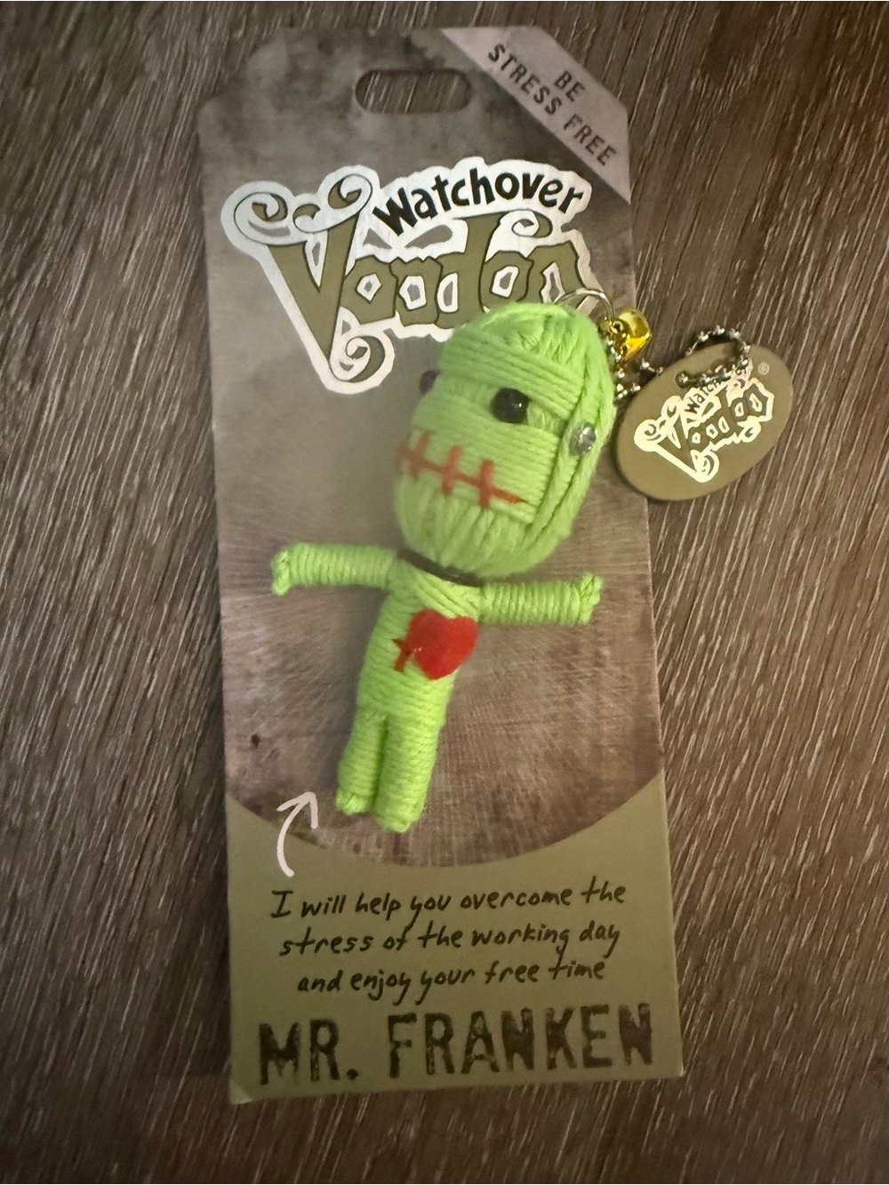 Voodoo frankenstein watch over keychain